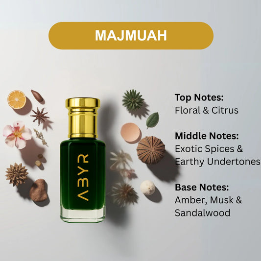 ABYR Majmuah Attar – Alcohol-Free, Long-Lasting Traditional Blend - 6ml view