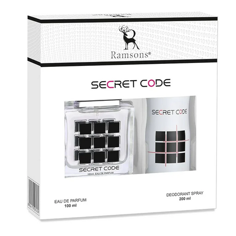 Ramsons Secret Code Gift Pack For Men 1 Eau De Parfum 100ML + 1 Deodorant 200ML - main view