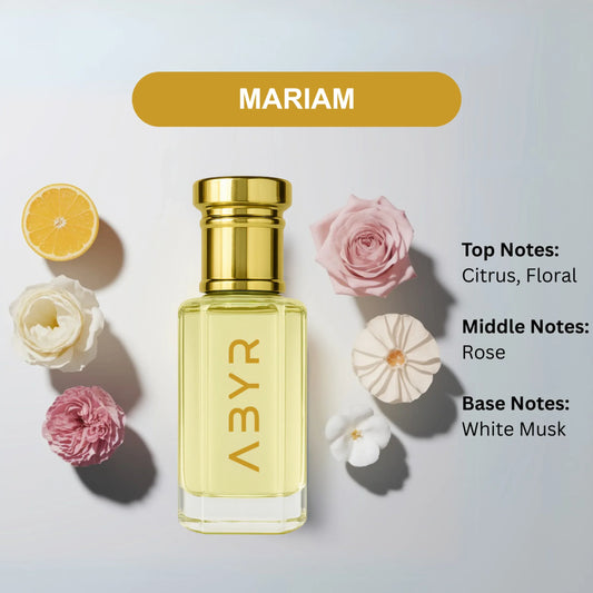 ABYR Mariam Attar – Alcohol-Free, Long-Lasting Floral & Woody Fragrance - 6ml view