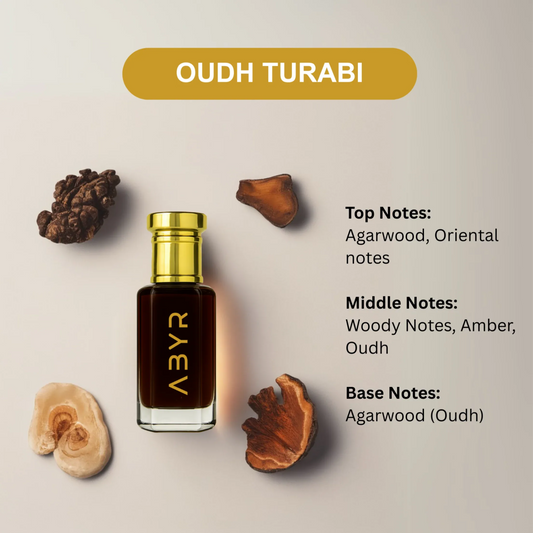 ABYR Dehn Al Oud Turabi Attar – Premium Alcohol-Free Oudh Fragrance, Long-Lastin - 6ml view