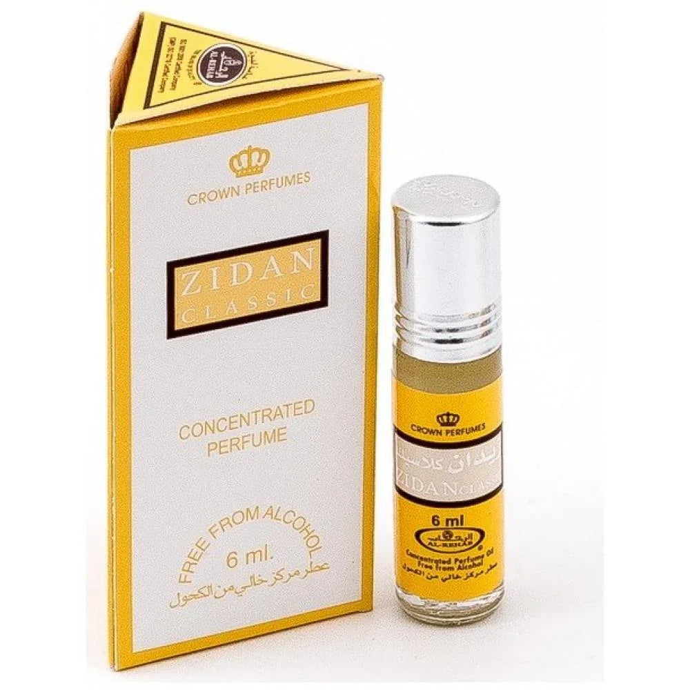 Crown Perfumes Al Rehab Zidan Attar - 6ml Roll-On |Premium Arabian Oud Fragrance - main view
