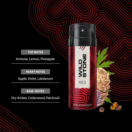 Wild Stone red Deodorant For Men 150ml - view 2