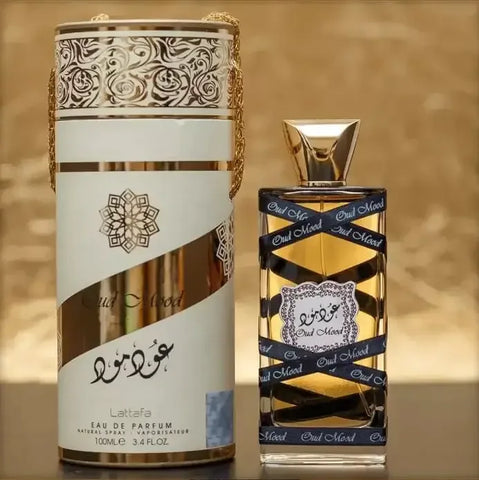 Lattafa Oud Mood Eau De Parfum 100ml – A Bold and Luxurious Oriental Fragrance - main view