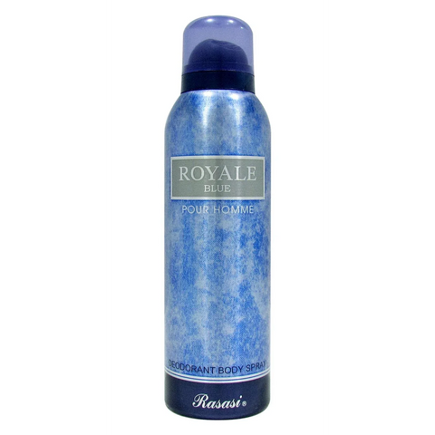Rasasi Royale Blue Deodorant Spray for Men 200ml – Elevate Your Freshness - main view