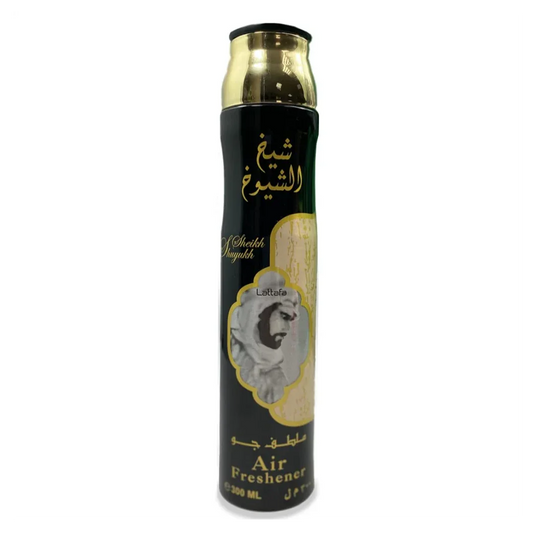 Lattafa Sheikh Shuyukh Black Air Freshener for Home, Bedroom, Office, Car 300ml - main view