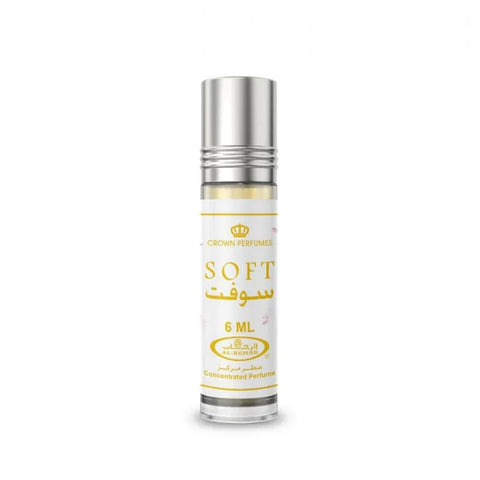 Crown Perfumes Al Rehab Soft Attar - 6ml Roll-On | Compact, Long-Lasting Arabian - main view