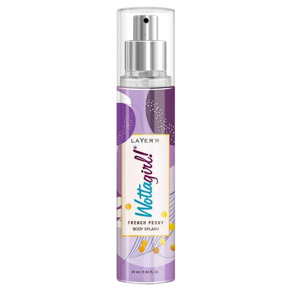 Layer'r Wottagirl French Peony Fragrant Body Splash 25ml - main view