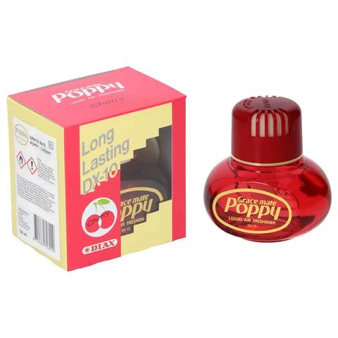 Grace Mate Poppy Cherry Liquid Car Air Freshener – 150ml Diffuser Compatible - main view
