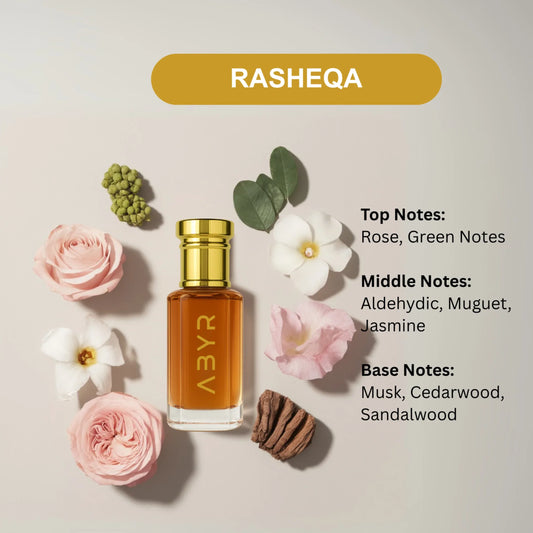 ABYR Rasheqa Attar – Alcohol-Free Long-Lasting Floral & Musky Fragrance - 3ml view