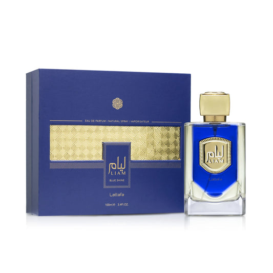 Lattafa LIAM BLUE SHINE Perfume, 100 ml EDP for Unisex – A Luxurious Fragrance - main view