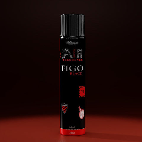 Al-Nuaim Figo Black Room Air Freshener (300 ml) – Elevate Your Space with Luxury - main view
