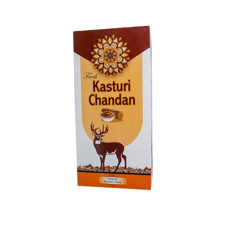 Fresh Kasturi Chandan Premium Dhoop Sticks 50g - main view