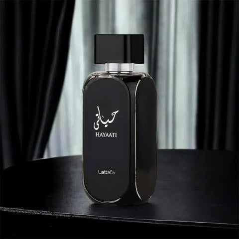Lattafa Hayaati Black Long-Lasting Unisex Eau De Parfum Spray, 100ml - view 2