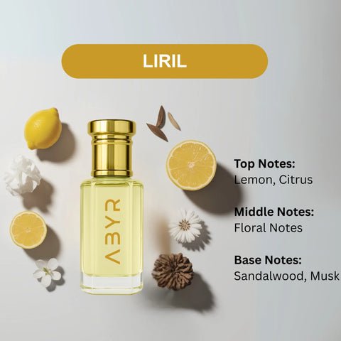 ABYR Liril Attar – Alcohol-Free Fresh & Long-Lasting Citrus Floral Fragrance - 3ml view