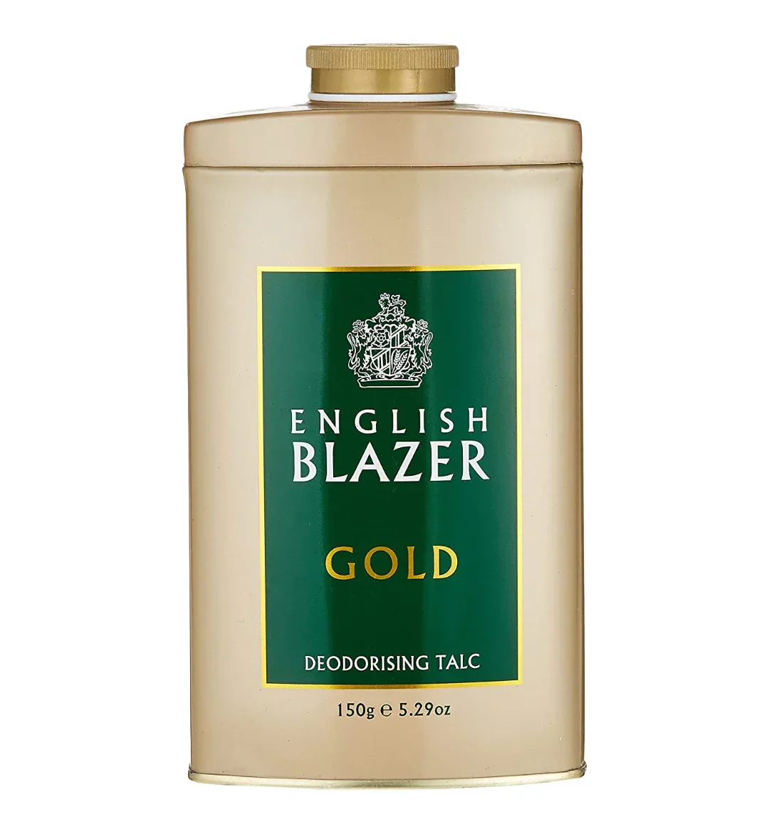 English Blazer Gold Deodorising Talc (250g) - main view