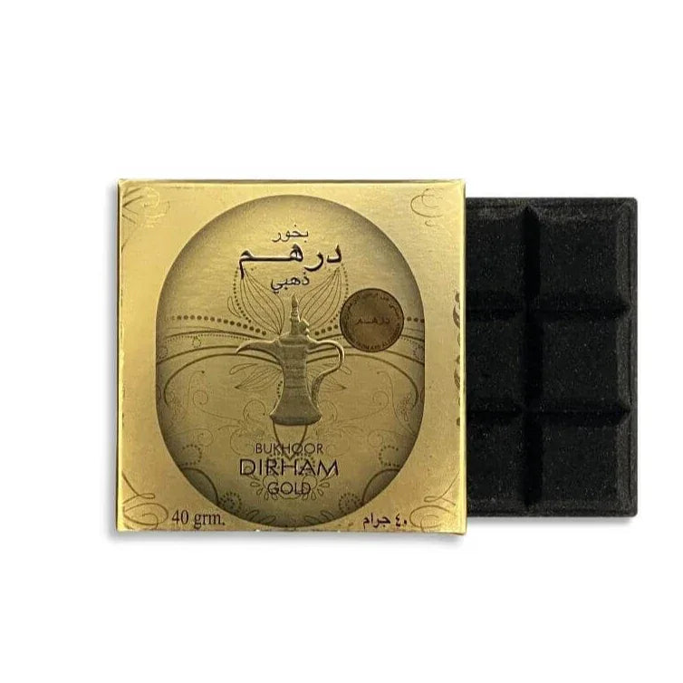 Ard Al Zaafran Dirham Gold Bukhoor Incense 40g | Premium Luxury Scent for Home - view 2