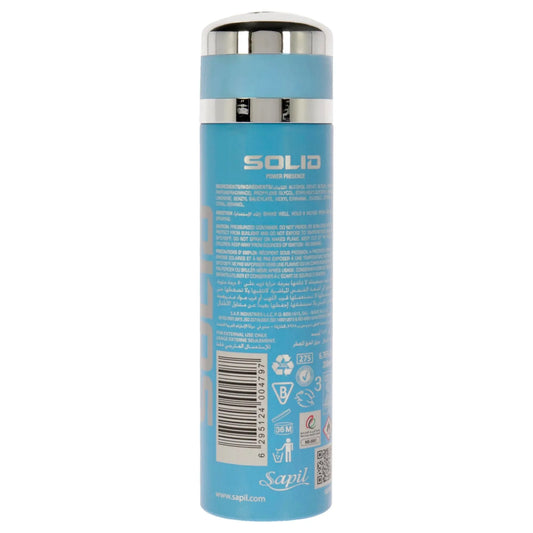 Sapil Solid Deodorant Body Spray for Men 200 ML - view 2