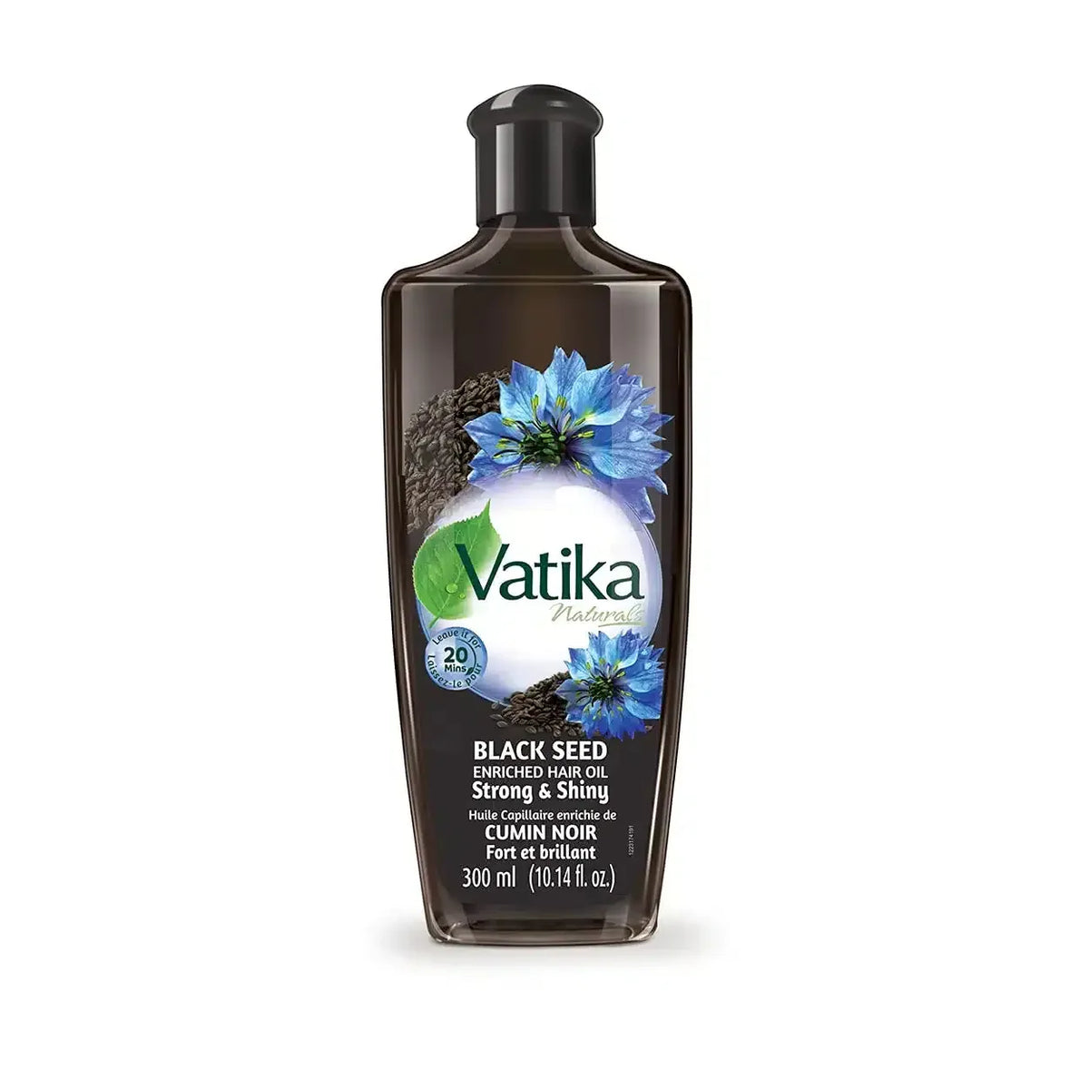 VATIKA Naturals Black Seed Enriched Hair Oil For Strong & Shiny Hair 300ml - main view