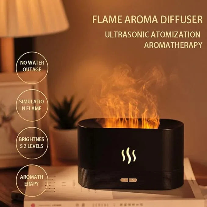 Flame Humidifier Aroma Scent Diffuser – Cool Mist & Essential Oil Diffuser - view 4