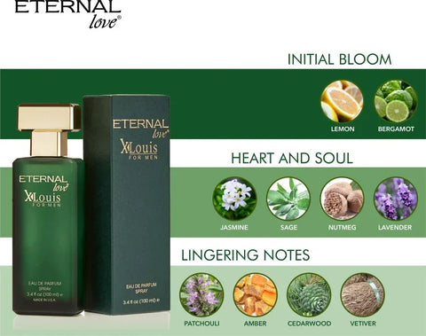 Eternal Love Perfume Spray X-Louis For Men's 100Ml | Eau De Perfume - view 4