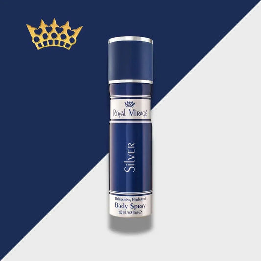 Royal Mirage Silver 200ml Body Spray - main view