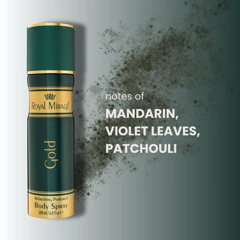 Royal Mirage gold Body Spray 200ml - view 2